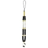 Hello Kitty Pearls and Beads Kitty Charm Phone Charm - Black