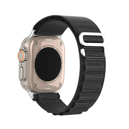 Sport-Schnallenarmband für Apple Watch Ultra 8/7/6/SE/5/4/3/2/1 (42, 44, 45, 49 mm) Dux Ducis Armband GS-Version – Schwarz