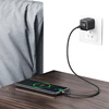 USAMS Kabel USB na USB-C 3A 1,2 Fast Charging stalowy/tarnish SJ718USBSG01 (US-SJ718)