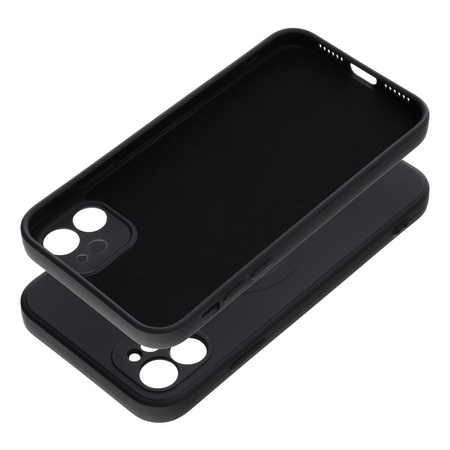Futerał Silicone Mag Cover kompatybilny z MagSafe do IPHONE 11 czarny
