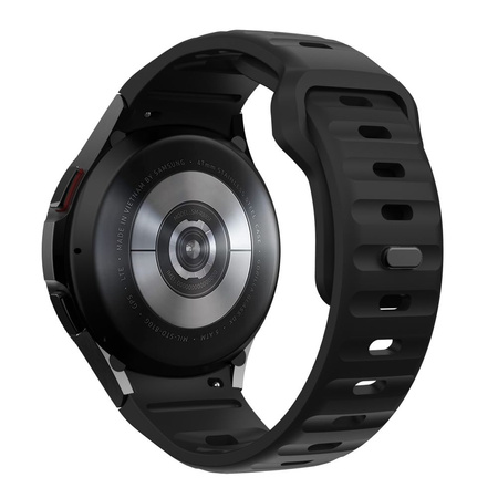 Pasek Tech-Protect Silicone Line na Samsung Galaxy Watch 4 / 5 / 5 Pro / 6 / 7 / FE - czarny