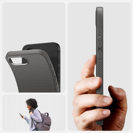 SPIGEN LIQUID AIR IPHONE 16E MARBLE GRAY