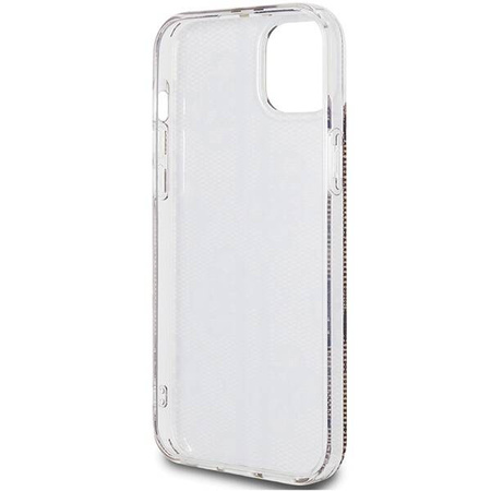 Oryginalne Etui GUESS Hardcase GUHCP15MH4PSEGW do iPhone 15 Plus (4G Gold  Stripe / brązowy)