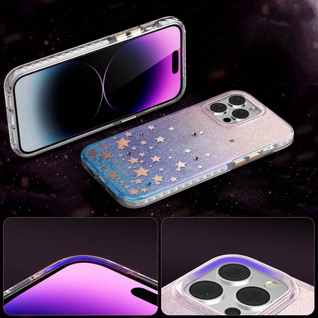 Kingxbar Heart Star Series Hülle für iPhone 14 Plus Hülle mit Tierkreiszeichen