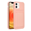 Futerał CARD CASE do IPHONE 12 różowy