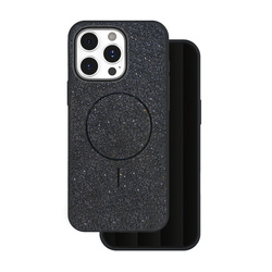 Nakładka Glitter Thin Mag do iPhone 14 Pro 6,1" czarna