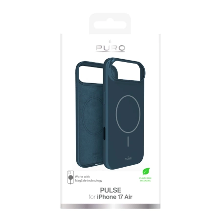 Etui ochronne Puro Pulse na iPhone 17 Air poliwęglanowe - turkusowe