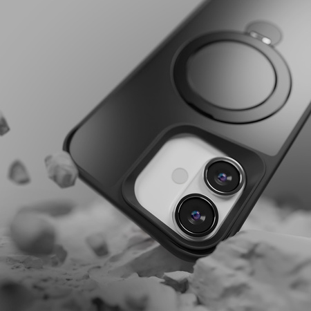 Nakładka Etteri Matt Mag Ring do iPhone 17 Pro czarna
