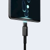 Baseus Tungsten Gold cable USB-A - USB-C 480Mb/s 100W 1m black (CAWJ000001)