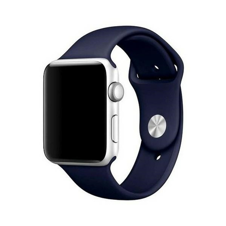 Mercury pasek Silicon Apple Watch 42/44/45 mm niebieski/navy