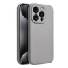 Futerał Silicone Mag Cover kompatybilny z MagSafe do IPHONE 15 PRO tytanowy szary