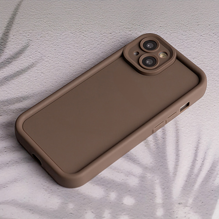 Nakładka Rim TPU do iPhone 12 Pro 6,1&quot; brązowa