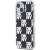 DKNY DKHCP15MHDLCEK iPhone 15 Plus / 14 Plus 6.7" czarny/black hardcase IML Checkered Mono Pattern