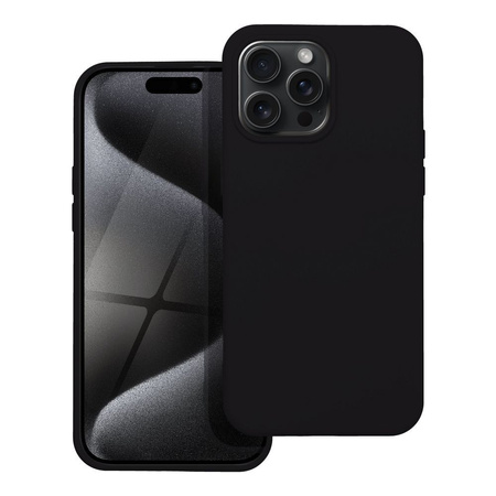 Futerał SILICONE do IPHONE 15 PRO MAX czarny