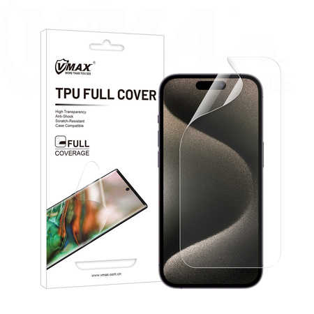 Vmax folia ochronna invisble TPU film - full coverage do iPhone 15 Pro Max 6,7&quot;