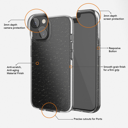 Ugly Rubber nakładka Vogue do iPhone 13 Pro 6,1" czarna