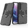 Ring Armor case for Samsung Galaxy S23+ armored cover magnetic holder ring black