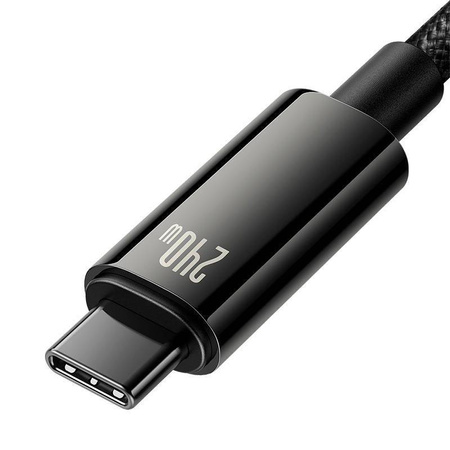 Kabel USB C – USB C 480 Mbit/s 240 W 3 m Baseus Tungsten Gold CAWJ040101 – Schwarz