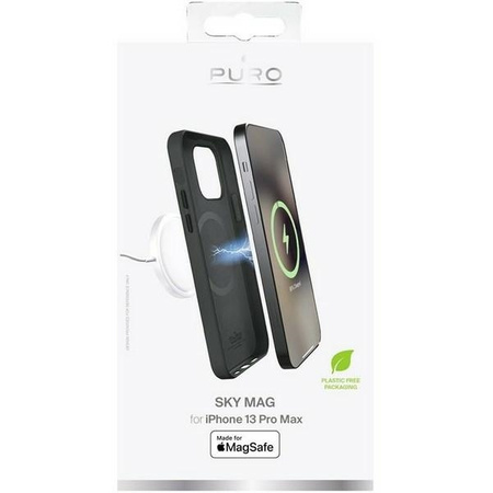 PURO SKYMAG - Etui iPhone 13 Pro Max Made for MagSafe (czarny)