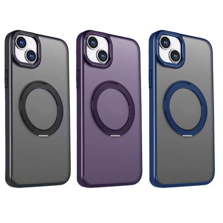 Nakładka Mag Ring Rotating do iPhone 15 Pro Max 6,7&quot; granatowy
