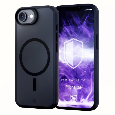3mk Smoke MagCase für Apple iPhone SE4/16E - Mattschwarz