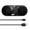 Baseus Digital LED Display Dual Wireless Charger mit Digitalanzeige 20W schwarz (WXSX010101)