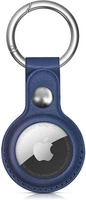 Etui do Apple AirTag z ekoskóry - niebieskie