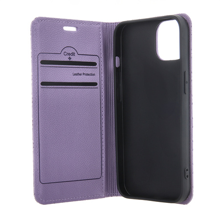 Etui Smart Caro do iPhone 16 Plus 6,7" fioletowe