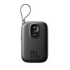 Joyroom JR-PBF18 22,5 W 10000 mAh Powerbank mit integriertem Lightning Kabel + USB-C-Kabel 0,25 cm - Schwarz