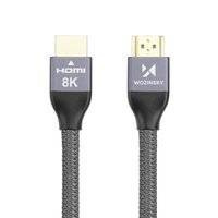 Wozinsky cable HDMI 2.1 8K 60 Hz 48 Gbps / 4K 120 Hz / 2K 144 Hz 5m silver (WHDMI-50)