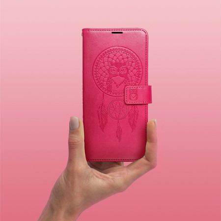 Kabura MEZZO Book do IPHONE 17 Pro Max łapacz snów magenta