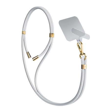 3MK EasyClip White (gold) Smycz do telefonu