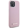 Karl Lagerfeld FW Metal Plate MagSafe iPhone 15 Case - Pink