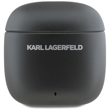 Karl Lagerfeld słuchawki bezprzewodowe TWS ANC ENC METAL PRINTED LOGO czarne