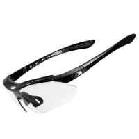 Okulary rowerowe Rockbros 10143 fotochromowe UV400 - czarne