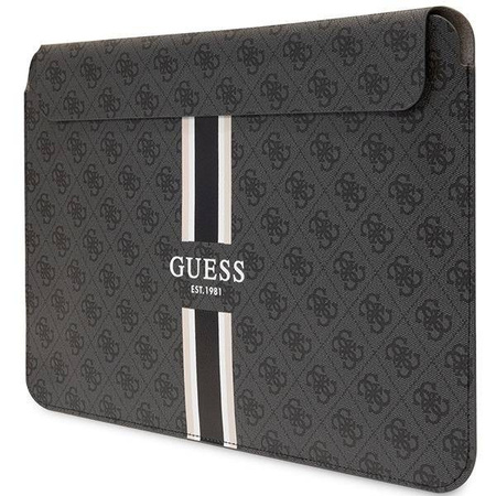 Torba LAPTOP 16" Guess Sleeve 4G Printed Stripes (GUCS16P4RPSK) czarne