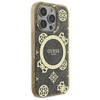 Original Case IPHONE 16 PRO Guess Hardcase IML Peony On 4G Background MagSafe (GUHMP16LH4PYEEW) brown