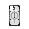 UAG Pathfinder Clear MagSafe Case for iPhone 17 - White and Gray