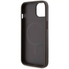 Guess GUHMP14MP4RPSW iPhone 14 Plus 6.7&quot; brown/brown hardcase 4G Printed Stripes MagSafe