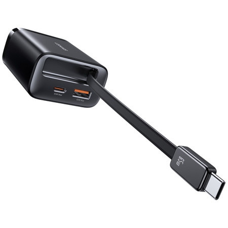 Ładowarka sieciowa USAMS Xiang Series    CC299 65W 1xUSB-C 1xUSB-A + kabel USB-C biały