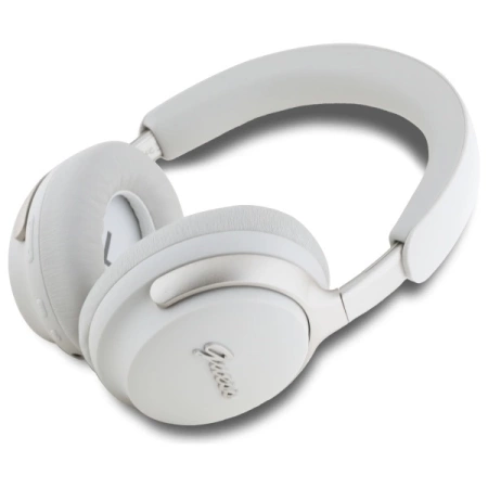 Guess Bluetooth ANC On-Ear-Kopfhörer GUBHC22PSFCSME beige/beiges Metal Script Logo