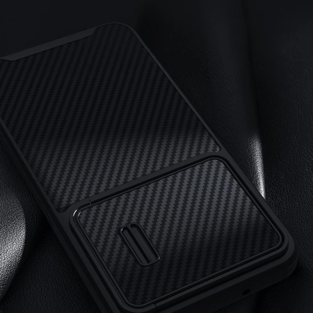 Nillkin Synthetic Fiber S Case for Samsung Galaxy S23, camera cover, black