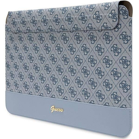 Guess Sleeve GUCS14PS4SGB 14&quot; blue/blue 4G Stripe Metal Logo