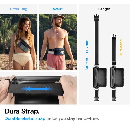 Torba Spigen A620 Waterproof Waist Bag 2-pack czarne