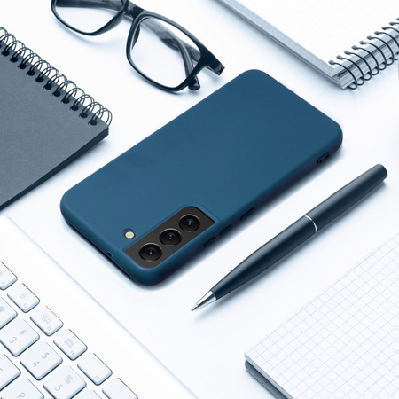 Futerał SILICONE do SAMSUNG Galaxy A35 5G niebieski