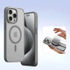 Dux Ducis Lawa Lederhülle für iPhone 15 Pro Max - Grau