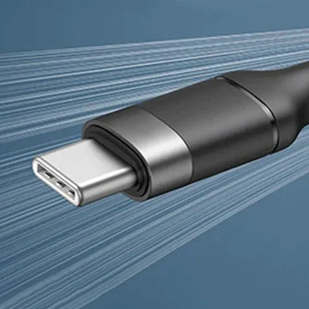 VEGER kabel Typ C do Typ C PD  100W 5A CC02 1,5m czarny