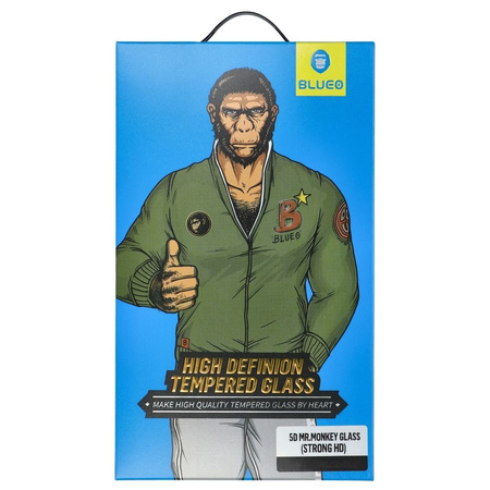 Szkło Hartowane 5D Mr. Monkey Glass - Apple iPhone XR czarny (Strong HD)