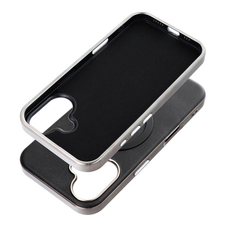 Futerał GENTLEMAN MAG COVER kompatybilny z MagSafe do IPHONE 16 PRO czarny