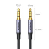 Ugreen kabel przewód AUX mini jack 3.5mm (męski) - mini jack 3,5mm (męski) 3m czarny (AV183)